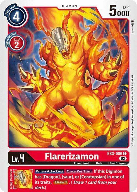 Flarerizamon Card Front