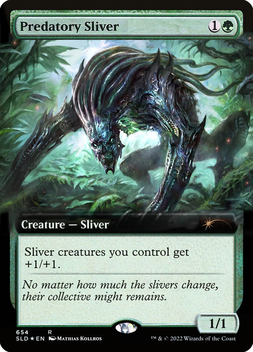 Predatory Sliver Card Front
