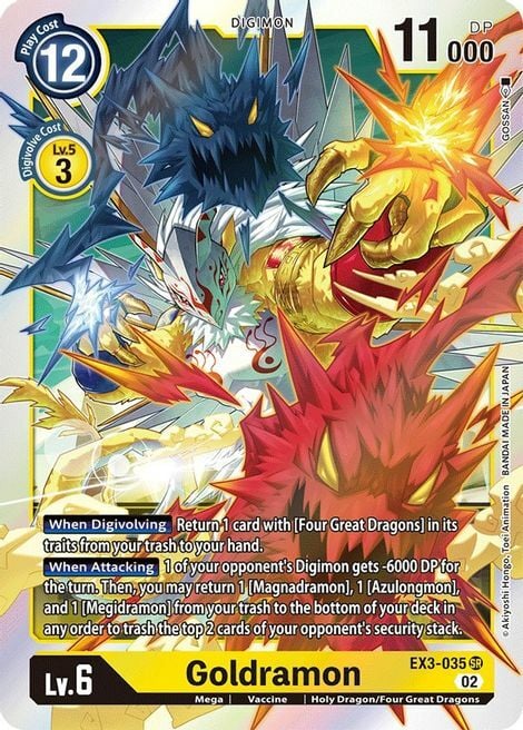 Goldramon Card Front