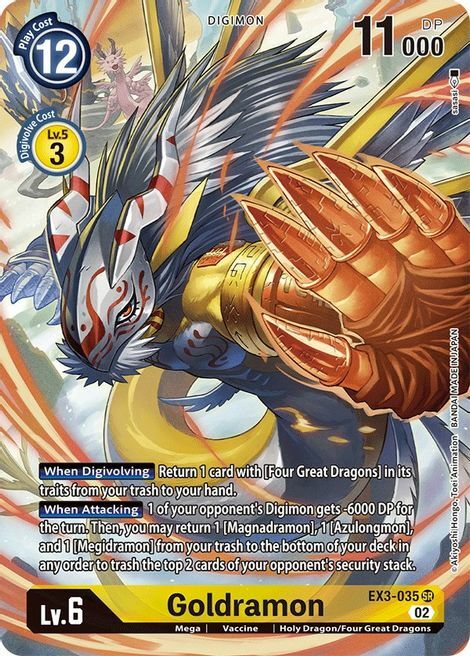 Goldramon Card Front