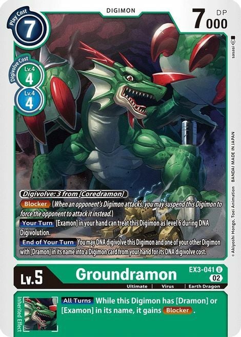 Groundramon Card Front