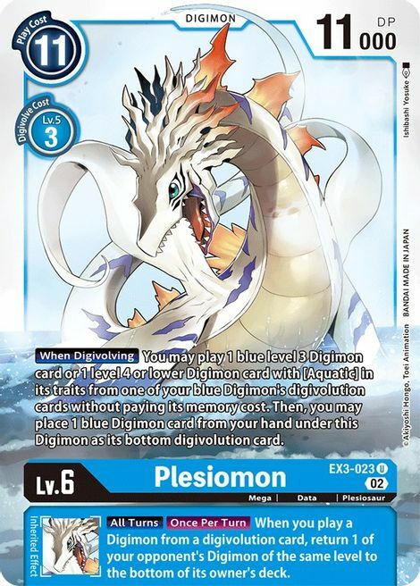 Plesiomon Card Front