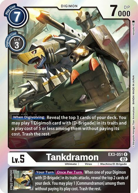 Tankdramon Card Front