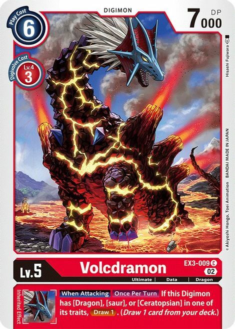 Volcdramon Card Front