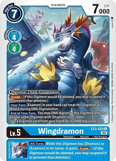 Wingdramon Card Front