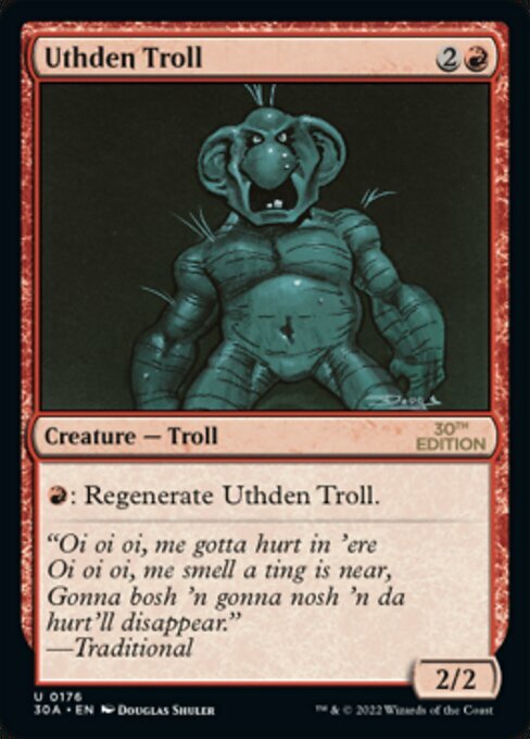 Uthden Troll Card Front