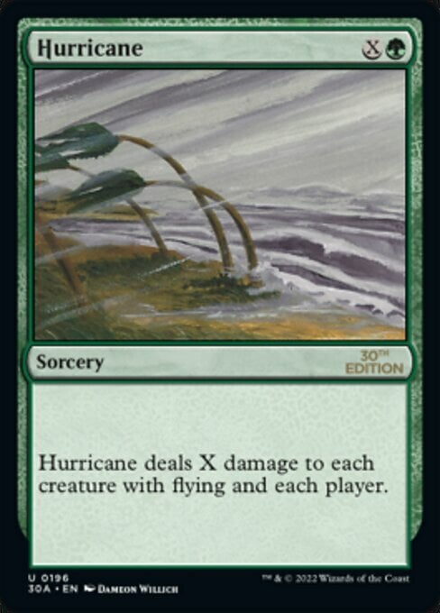 Hurricane Card Front