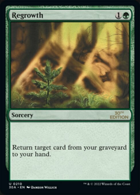 Regrowth Card Front