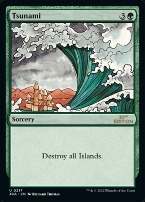 Tsunami Card Front