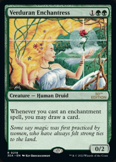 Verduran Enchantress Card Front