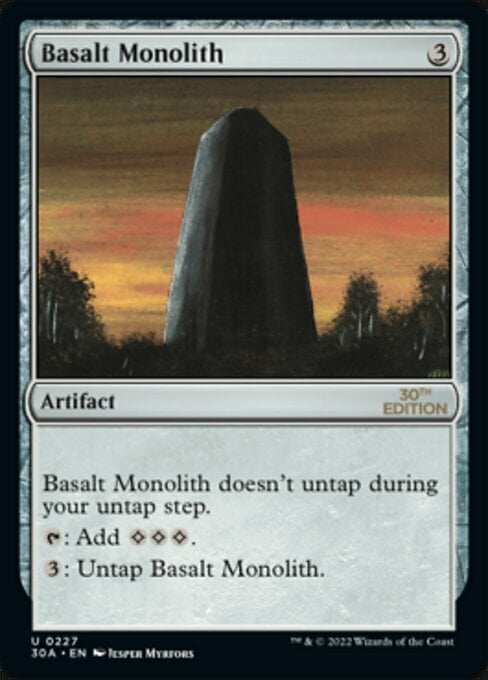 Monolito di Basalto Card Front