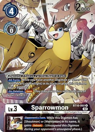 Sparrowmon Card Front