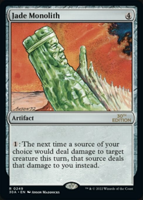 Jade Monolith Card Front