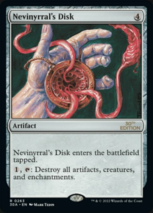 Nevinyrral's Disk Card Front