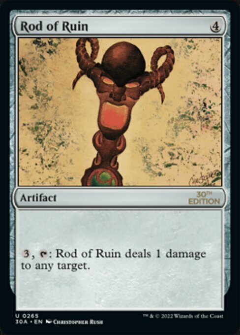 Rod of Ruin Card Front