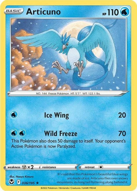 Articuno [Ice Wing | Wild Freeze] Frente