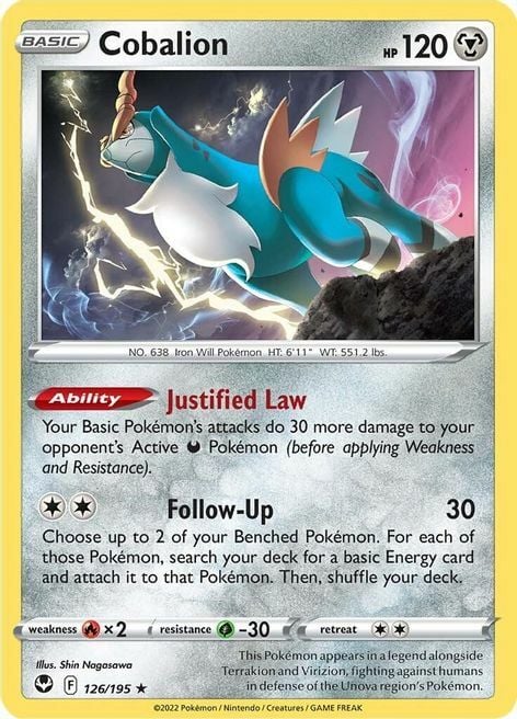 Cobalion [Justified Law | Follow-Up] Frente