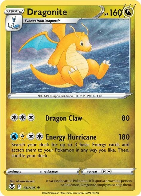 Dragonite [Dragon Claw | Energy Hurricane] Frente