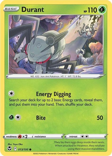Durant [Energy Digging | Bite] Card Front