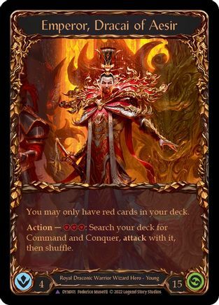 Emperor, Dracai of Aesir Card Front