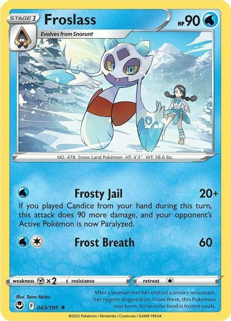 Froslass [Frosty Jail | Frost Breath] Card Front
