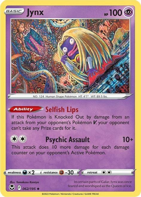 Jynx [Selfish Lips | Psychic Assault] Card Front
