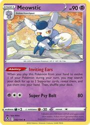 Meowstic [Inviting Ears | Super Psy Bolt]