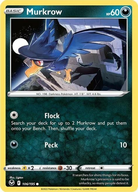 Murkrow [Flock | Peck] Card Front