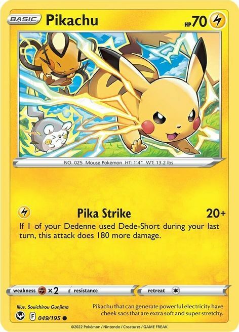 Pikachu [Pika Strike] Card Front