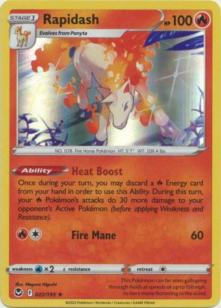 Rapidash [Heat Boost | Fire Mane] Card Front