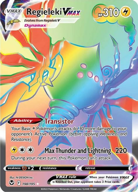 Regieleki VMAX [Transistor | Max Thunder and Lightning] Card Front