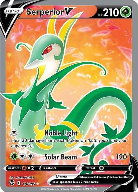 Serperior V [Noble Light | Solar Beam] Card Front