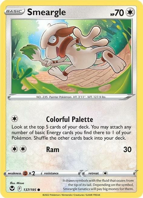 Smeargle [Colorful Palette | Ram] Card Front