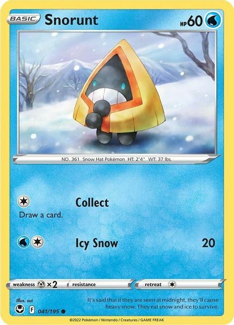 Snorunt [Collect | Icy Snow] Card Front