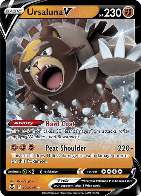 Ursaluna V Silver Tempest | Pokmon | CardTrader Ursaluna V Silver Tempest | Pokmon | CardTrader