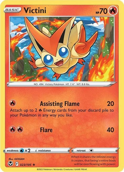 Victini [Assisting Flame | Flare] Card Front