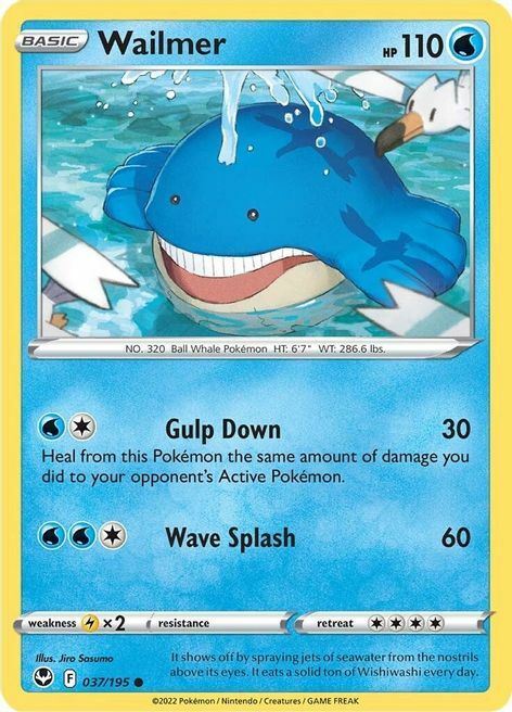 Wailmer [Gulp | Wave Splash] Card Front