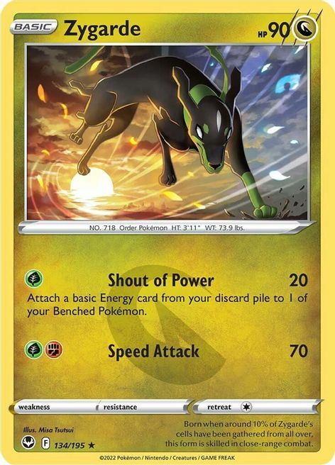 Zygarde [Shout of Power | Speed Attack] Card Front