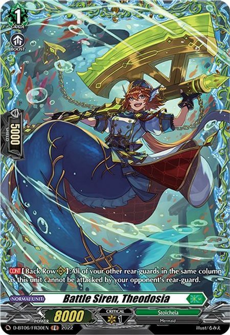 Battle Siren, Theodosia Card Front