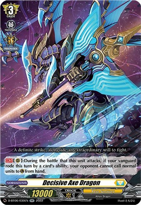 Decisive Axe Dragon Card Front
