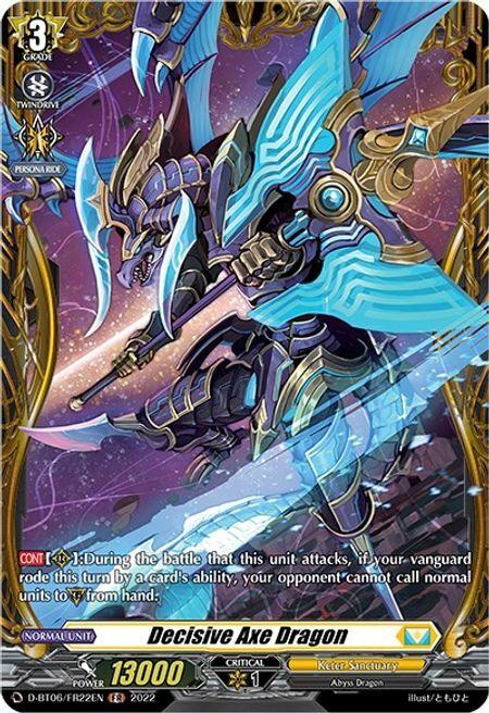 Decisive Axe Dragon Card Front