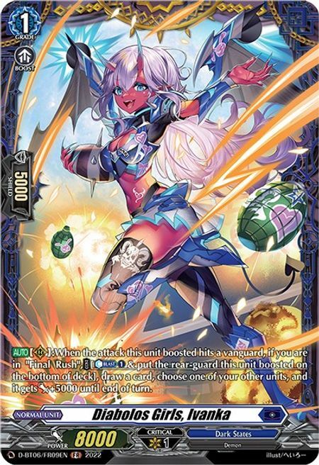 Diabolos Girls, Ivanka [D Format] Card Front
