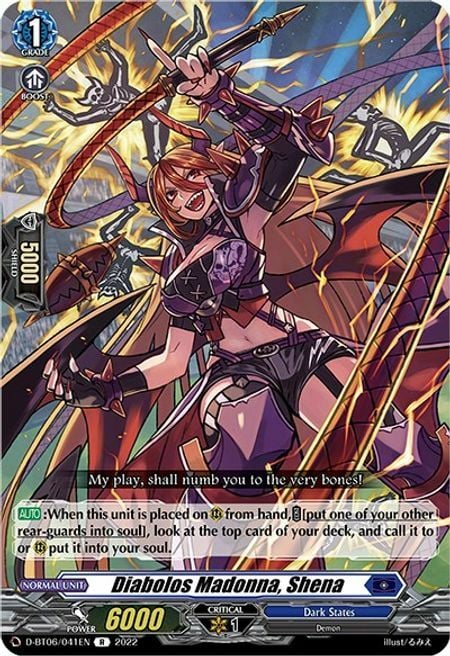 Diabolos Madonna, Shena [D Format] Card Front