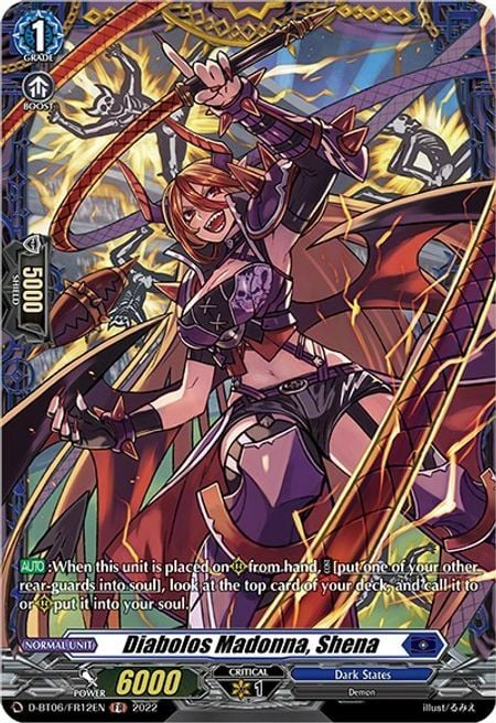 Diabolos Madonna, Shena [D Format] Card Front