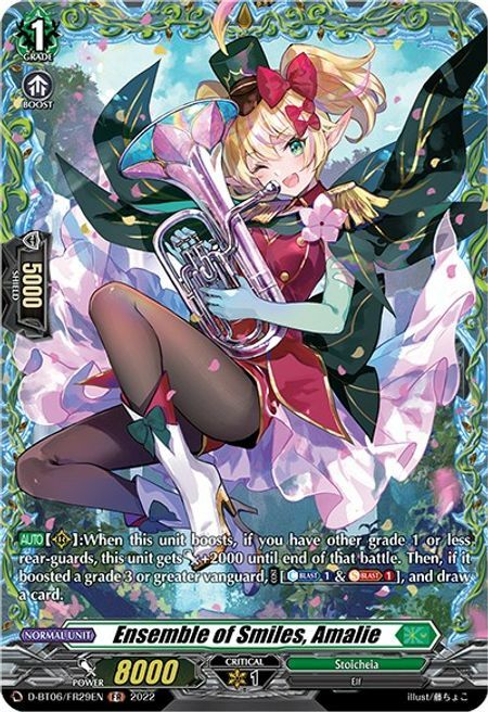 Ensemble of Smiles, Amalie [D Format] Card Front