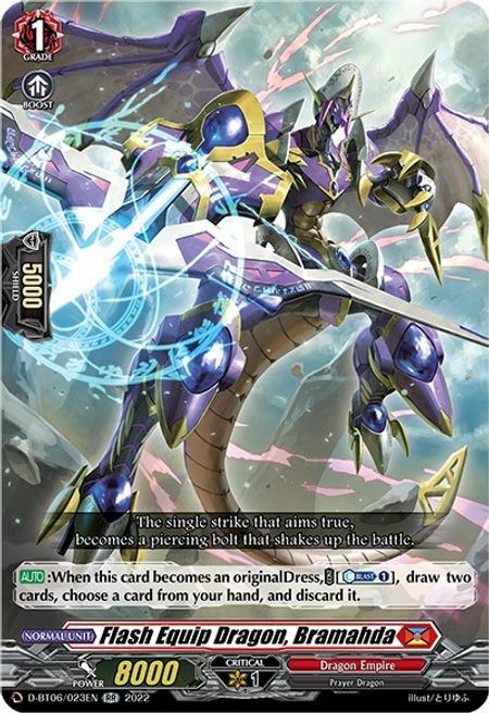 Flash Equip Dragon, Bramahda Card Front