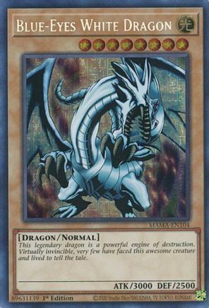 Blue-Eyes White Dragon Card Front