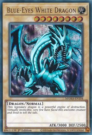 Blue-Eyes White Dragon Card Front