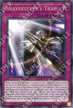 Gravekeeper's Trap Card Front