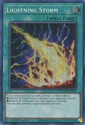 Lightning Storm Card Front